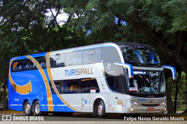Turispall Transporte e Turismo 5400 na cidade de São Paulo, São Paulo, Brasil, por Felipe Navas Geraldo Moura . Número da foto: #6088583.