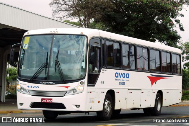 AVOA - Auto Viação Ourinhos Assis 413235 na cidade de Assis, São Paulo, Brasil, por Francisco Ivano. Número da foto: #6089406.