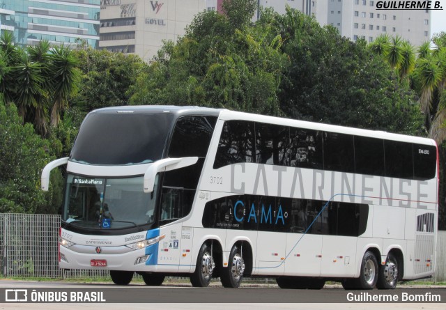 Auto Viação Catarinense 3702 na cidade de Curitiba, Paraná, Brasil, por Guilherme Bomfim. ID da foto: 6088405.