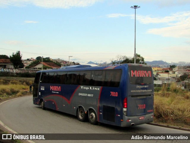 Ônibus Particulares 7010 na cidade de Belo Horizonte, Minas Gerais, Brasil, por Adão Raimundo Marcelino. ID da foto: 6089153.