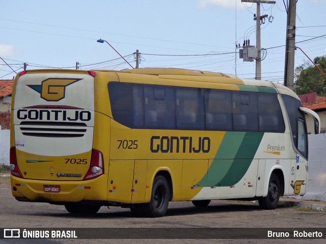 Empresa Gontijo de Transportes 7025 na cidade de Teresina, Piauí, Brasil, por Bruno  Roberto. ID da foto: 6088948.