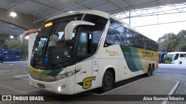 Empresa Gontijo de Transportes 18740 na cidade de Taubaté, São Paulo, Brasil, por Alex Ramos Ribeiro. ID da foto: 6090715.