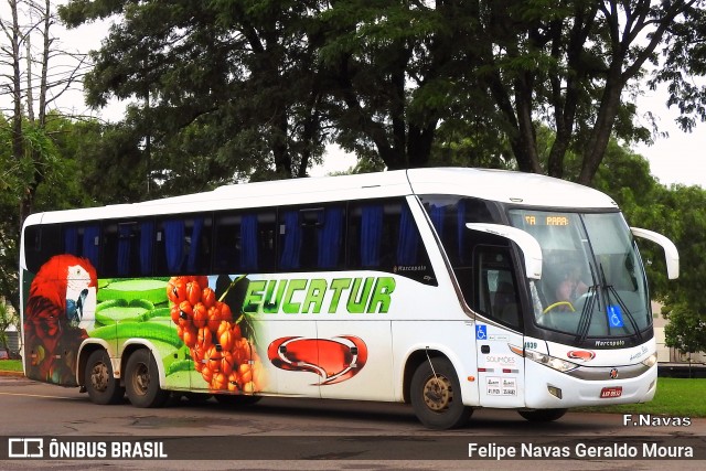Eucatur - Empresa União Cascavel de Transportes e Turismo 4939 na cidade de Cascavel, Paraná, Brasil, por Felipe Navas Geraldo Moura . Número da foto: #6092571.