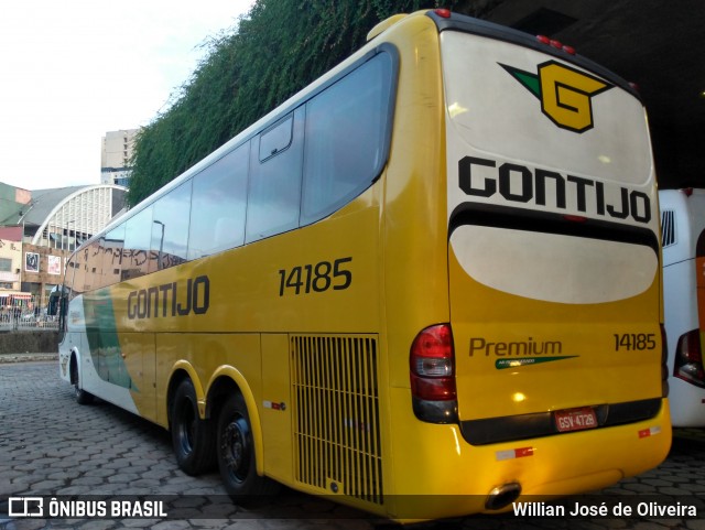 Empresa Gontijo de Transportes 14185 na cidade de Belo Horizonte, Minas Gerais, Brasil, por Willian José de Oliveira. ID da foto: 6091411.