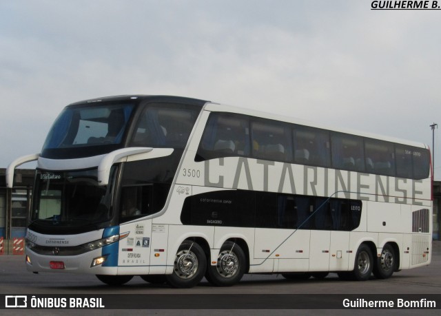 Auto Viação Catarinense 3500 na cidade de Curitiba, Paraná, Brasil, por Guilherme Bomfim. ID da foto: 6092104.