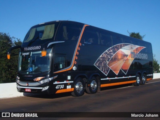 Transgiro Turismo 4730 na cidade de Marechal Cândido Rondon, Paraná, Brasil, por Marcio Johann. Número da foto: #6092018.