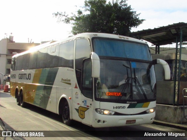 Empresa Gontijo de Transportes 14950 na cidade de Rio de Janeiro, Rio de Janeiro, Brasil, por Alexandre  Magnus. ID da foto: 6092755.