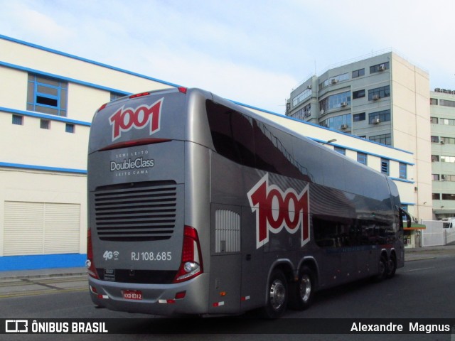 Auto Viação 1001 RJ 108.685 na cidade de Rio de Janeiro, Rio de Janeiro, Brasil, por Alexandre  Magnus. ID da foto: 6092743.