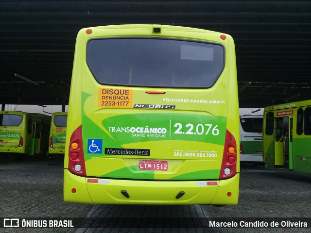 Santo Antônio Transportes Niterói 2.2.076 na cidade de Niterói, Rio de Janeiro, Brasil, por Marcelo Candido de Oliveira. Número da foto: #6092313.