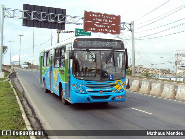 Vereda Transporte Ltda. 29051 na cidade de Vitória, Espírito Santo, Brasil, por Matheus Mendes. ID da foto: 6092381.