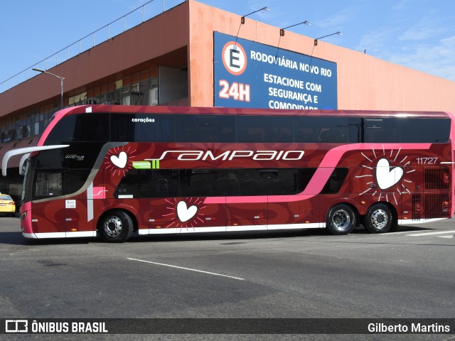 Viação Sampaio 11727 na cidade de Rio de Janeiro, Rio de Janeiro, Brasil, por Gilberto Martins. Número da foto: #6094165.