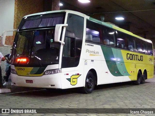 Empresa Gontijo de Transportes 12150 na cidade de Belo Horizonte, Minas Gerais, Brasil, por Ícaro Chagas. ID da foto: 6095773.