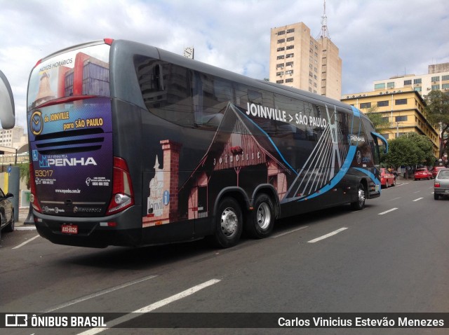 Empresa de Ônibus Nossa Senhora da Penha 53017 na cidade de Londrina, Paraná, Brasil, por Carlos Vinicius Estevão Menezes. Número da foto: #6094949.