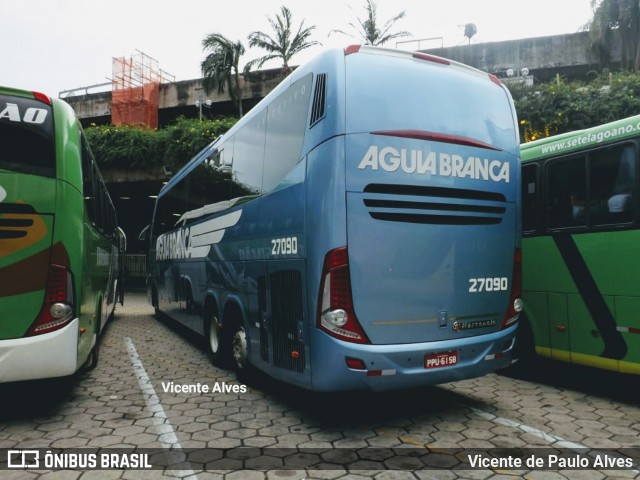 Viação Águia Branca 27090 na cidade de Belo Horizonte, Minas Gerais, Brasil, por Vicente de Paulo Alves. ID da foto: 6095032.