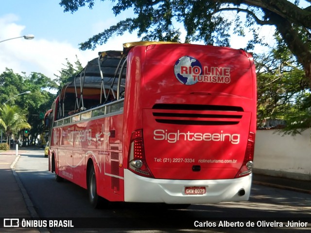 Rio Line Turismo 4000 na cidade de Rio de Janeiro, Rio de Janeiro, Brasil, por Carlos Alberto de Oliveira Júnior. Número da foto: #6136440.