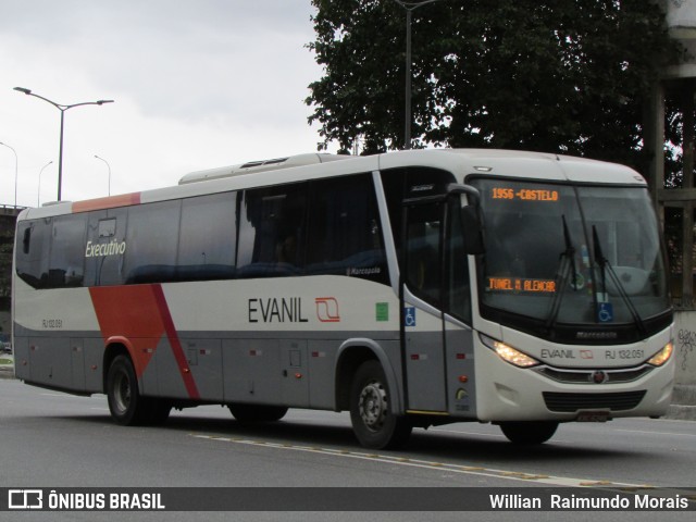 Evanil Transportes e Turismo RJ 132.051 na cidade de Rio de Janeiro, Rio de Janeiro, Brasil, por Willian Raimundo Morais. Número da foto: #6136165.