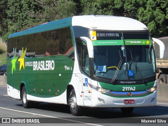 Expresso Brasileiro 211142 na cidade de Barra Mansa, Rio de Janeiro, Brasil, por Maxwel Silva. ID da foto: 6136189.