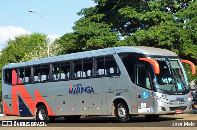 Expresso Maringá 6017 na cidade de Maringá, Paraná, Brasil, por José Melo. ID da foto: 6136628.