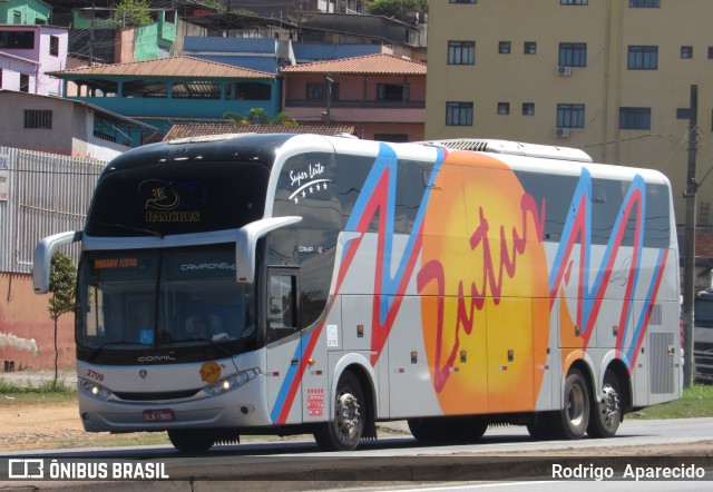 Zutur Turismo 2709 na cidade de Conselheiro Lafaiete, Minas Gerais, Brasil, por Rodrigo  Aparecido. Número da foto: #6136623.