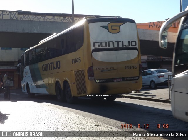 Empresa Gontijo de Transportes 14145 na cidade de Belo Horizonte, Minas Gerais, Brasil, por Paulo Alexandre da Silva. ID da foto: 6136139.