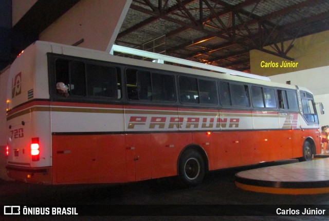 Viação Paraúna 720 na cidade de Goiânia, Goiás, Brasil, por Carlos Júnior. ID da foto: 6154210.