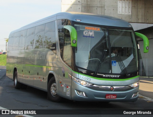 Viação Garcia 16893 na cidade de Campinas, São Paulo, Brasil, por George Miranda. ID da foto: 6154416.