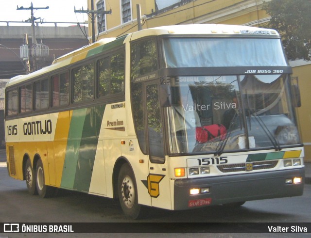 Empresa Gontijo de Transportes 15115 na cidade de Rio de Janeiro, Rio de Janeiro, Brasil, por Valter Silva. ID da foto: 6154147.