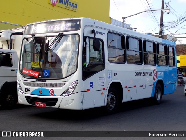 Sistema Complementar de Recife 109 na cidade de Recife, Pernambuco, Brasil, por Emerson Pereira. ID da foto: 6154913.