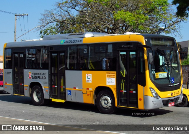 Transunião Transportes 3 6327 na cidade de São Paulo, São Paulo, Brasil, por Leonardo Fidelli. Número da foto: #6154002.