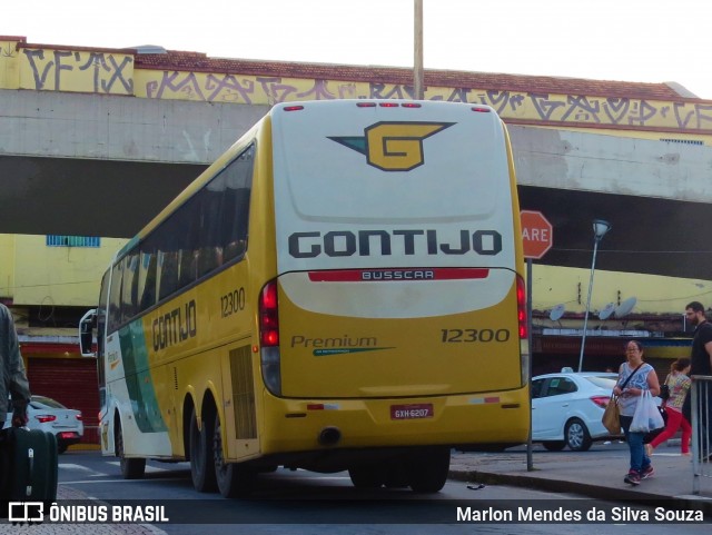 Empresa Gontijo de Transportes 12300 na cidade de Belo Horizonte, Minas Gerais, Brasil, por Marlon Mendes da Silva Souza. ID da foto: 6153931.