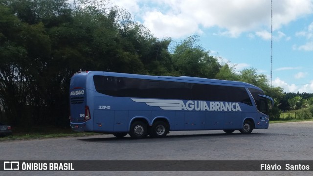 Viação Águia Branca 32140 na cidade de Cruz das Almas, Bahia, Brasil, por Flávio  Santos. Número da foto: #6155218.