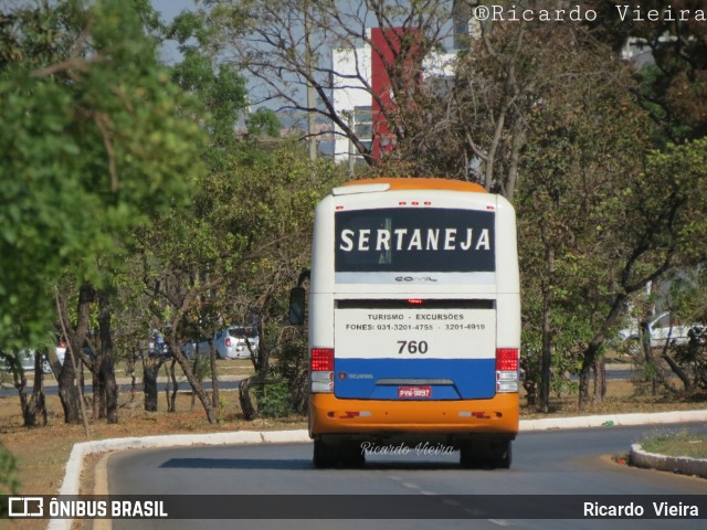 Viação Sertaneja 760 na cidade de Brasília, Distrito Federal, Brasil, por Ricardo Vieira. Número da foto: #6155737.