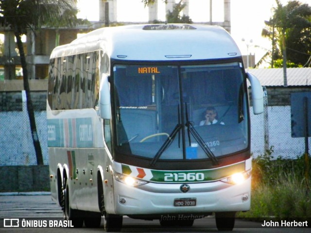 Empresa Gontijo de Transportes 21360 na cidade de Natal, Rio Grande do Norte, Brasil, por John Herbert. Número da foto: #6155263.