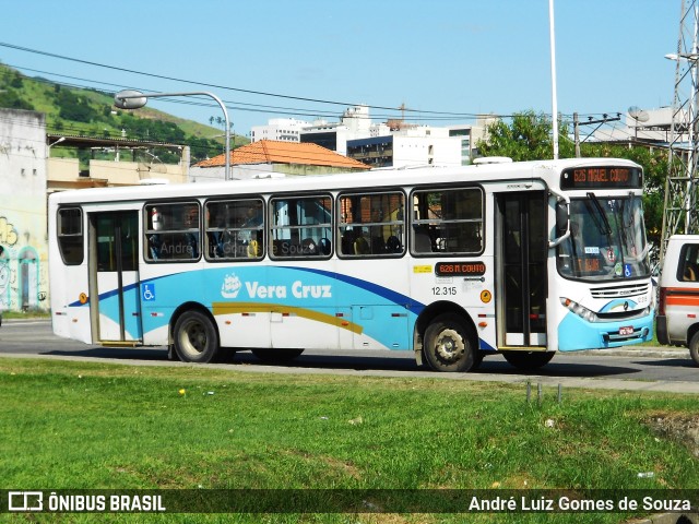 Auto Viação Vera Cruz - Belford Roxo 12.315 na cidade de Nova Iguaçu, Rio de Janeiro, Brasil, por André Luiz Gomes de Souza. Número da foto: #6156764.