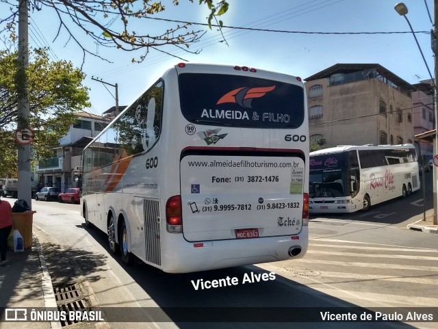 Almeida & Filho Turismo 600 na cidade de Congonhas, Minas Gerais, Brasil, por Vicente de Paulo Alves. ID da foto: 6154983.