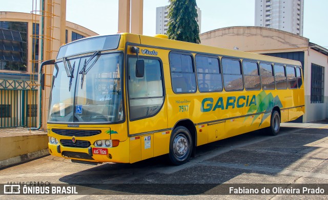 Viação Garcia 7577 na cidade de Londrina, Paraná, Brasil, por Fabiano de Oliveira Prado. ID da foto: 6156125.