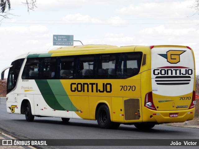 Empresa Gontijo de Transportes 7070 na cidade de Teresina, Piauí, Brasil, por João Victor. ID da foto: 6156750.