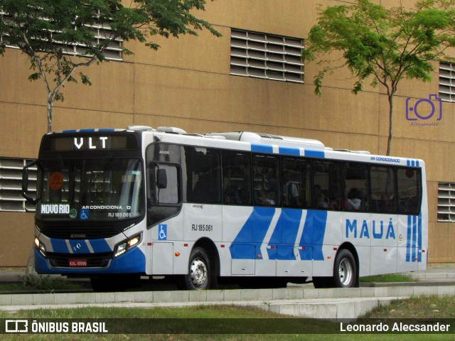 Viação Mauá RJ 185.061 na cidade de Rio de Janeiro, Rio de Janeiro, Brasil, por Leonardo Alecsander. Número da foto: #6157778.