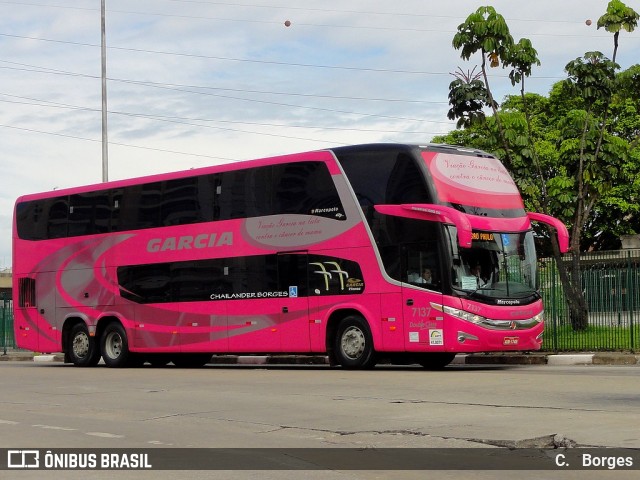 Viação Garcia 7137 na cidade de São Paulo, São Paulo, Brasil, por C.   Borges. ID da foto: 6158389.