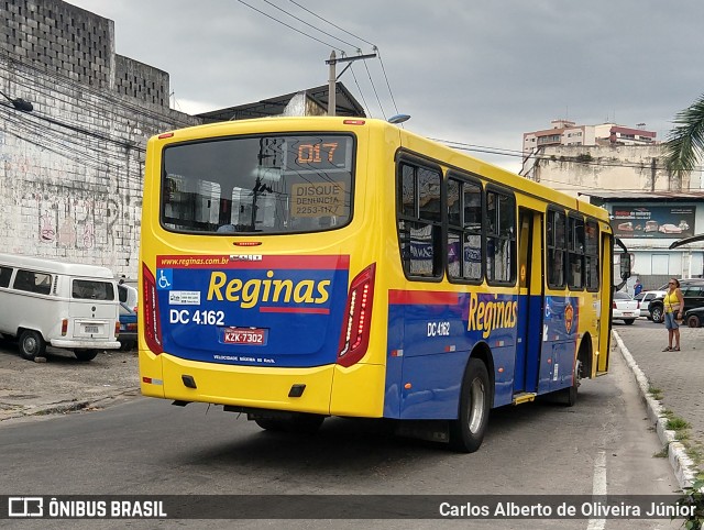 Auto Viação Reginas DC 4.162 na cidade de Duque de Caxias, Rio de Janeiro, Brasil, por Carlos Alberto de Oliveira Júnior. Número da foto: #6158803.