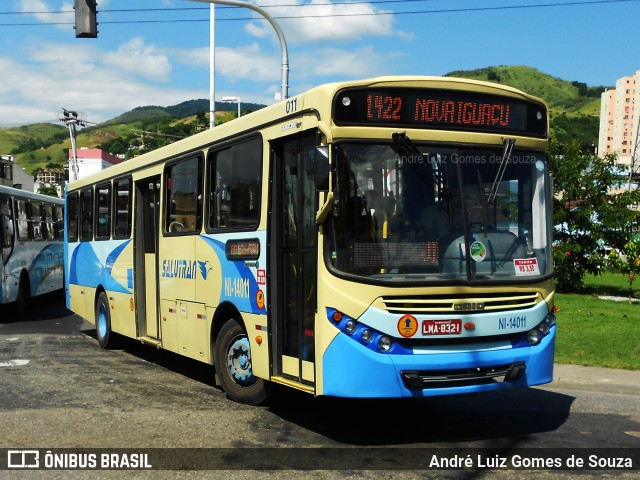 Salutran - Serviço de Auto Transportes NI-14011 na cidade de Nova Iguaçu, Rio de Janeiro, Brasil, por André Luiz Gomes de Souza. ID da foto: 6158194.