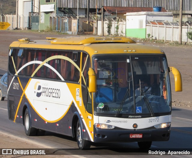 Viação Progresso 32172 na cidade de Conselheiro Lafaiete, Minas Gerais, Brasil, por Rodrigo  Aparecido. ID da foto: 6158495.