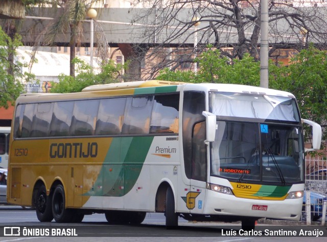 Empresa Gontijo de Transportes 12510 na cidade de Belo Horizonte, Minas Gerais, Brasil, por Luís Carlos Santinne Araújo. ID da foto: 6160611.