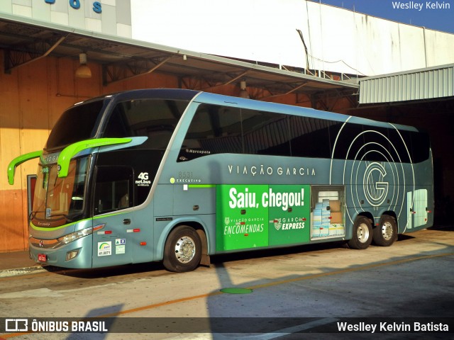 Viação Garcia 8531 na cidade de Sorocaba, São Paulo, Brasil, por Weslley Kelvin Batista. Número da foto: #6160044.