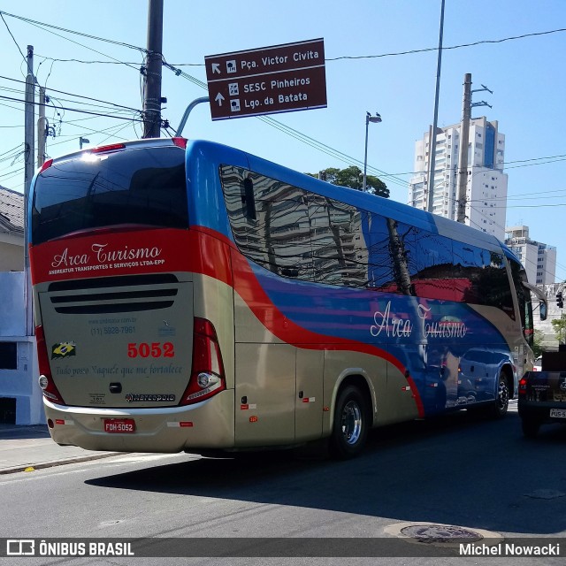 Arca Turismo 5052 na cidade de São Paulo, São Paulo, Brasil, por Michel Nowacki. Número da foto: #6160914.