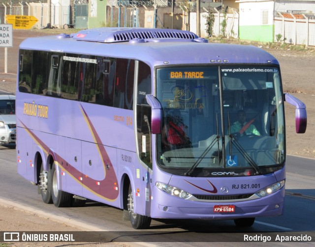 Paixão Tour RJ821.001 na cidade de Conselheiro Lafaiete, Minas Gerais, Brasil, por Rodrigo  Aparecido. Número da foto: #6159898.