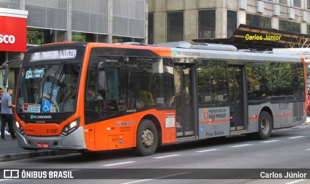 TRANSPPASS - Transporte de Passageiros 8 1397 na cidade de São Paulo, São Paulo, Brasil, por Carlos Júnior. ID da foto: 6160324.