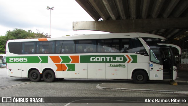 Empresa Gontijo de Transportes 21685 na cidade de Taubaté, São Paulo, Brasil, por Alex Ramos Ribeiro. Número da foto: #6160720.