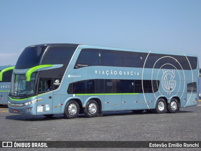 Viação Garcia 7347 na cidade de Londrina, Paraná, Brasil, por Estevão Emilio Ronchi. ID da foto: 6159914.