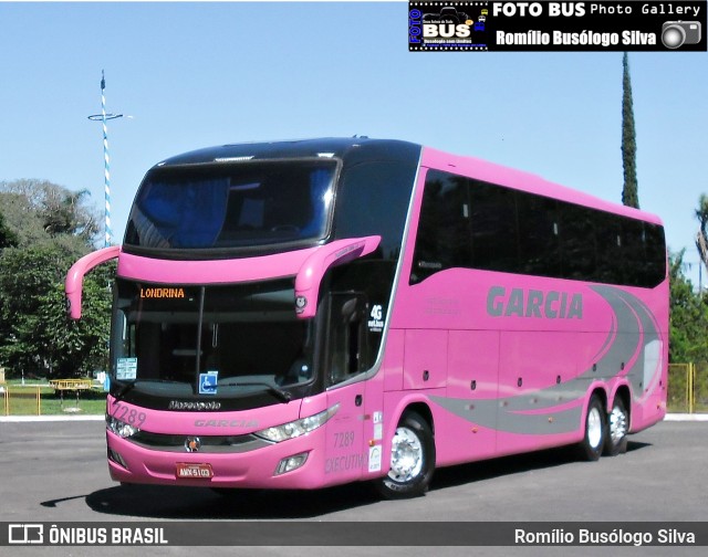 Viação Garcia 7289 na cidade de Rolândia, Paraná, Brasil, por Romílio Busólogo Silva . Número da foto: #6160811.